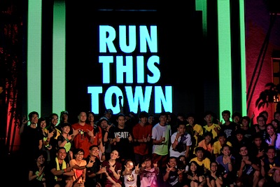 nike run this town in 台中!