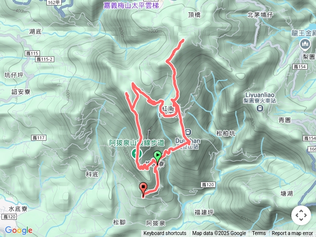 阿跋泉、大籠頂、獨立山