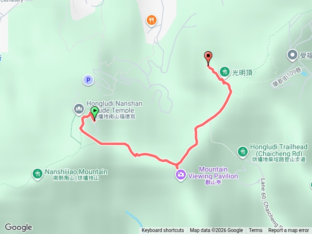 烘爐地第二停車場-光明頂