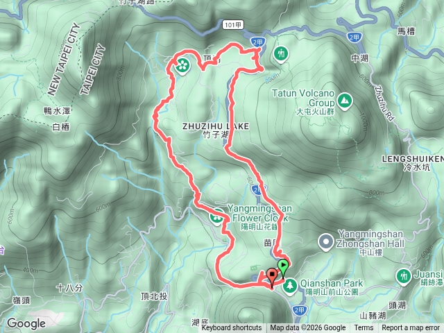 20260829六六登山隊陽明山猴崁步道竹子湖小油坑人車分道O形