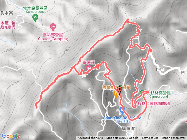 南庄 橫屏背山田尾山（四十二份山）O型（東河上）
