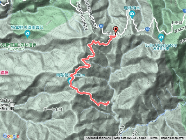 白雪村原路來回（二天一夜）