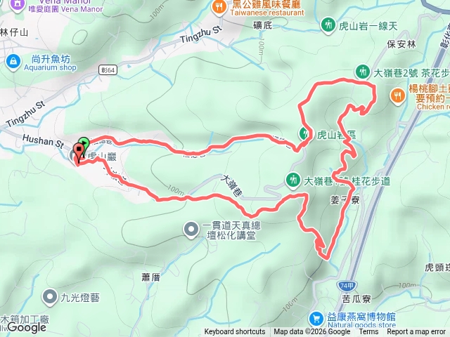 虎巖山大嶺巷步道大O型預覽圖