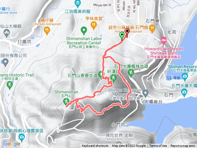 20221022龍潭石門山景春環湖O型步道