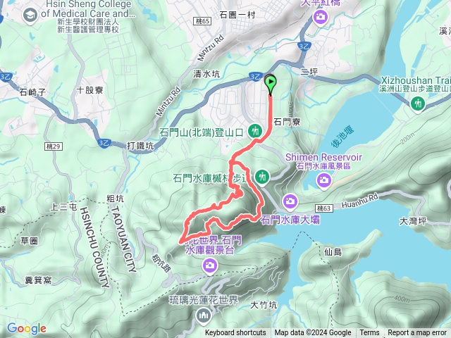 石門山步道-北端登山口（環狀）預覽圖