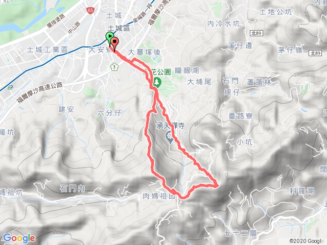 土城桐花公園、火焰山步道