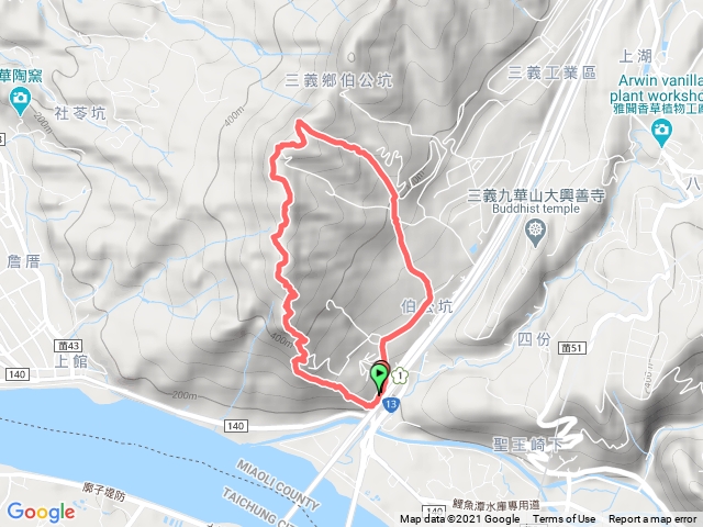 火炎山。北鞍古道