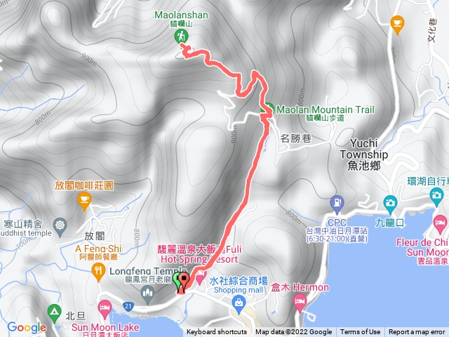 健走貓囒山步道，登貓囒山