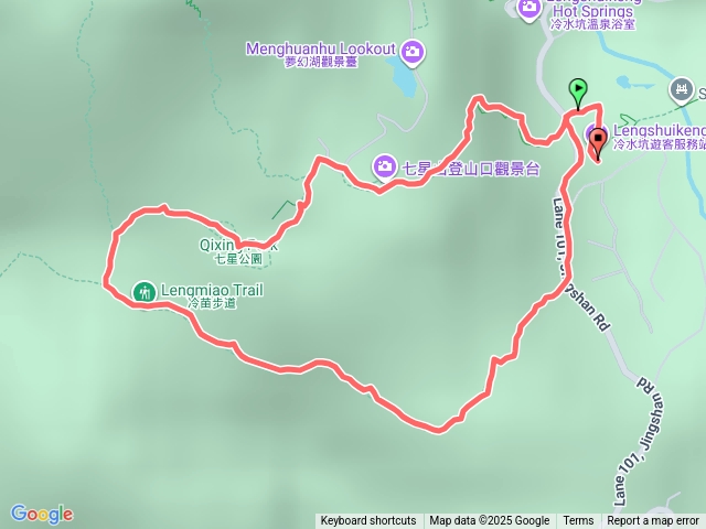 冷水坑-七星公園O行