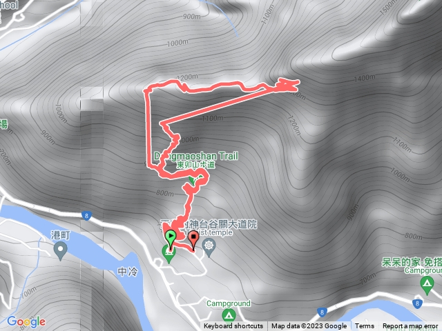 2023/09/16：東卯山步道，從德芙蘭步道下，再接回東卯山步道下山回到登山口
