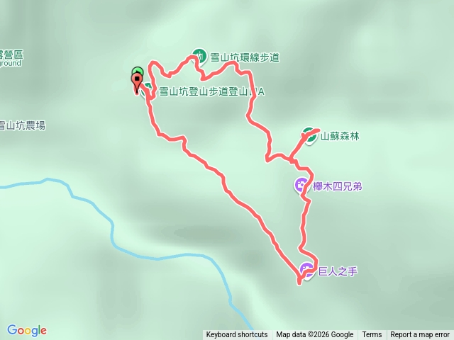 雪山坑步道O型-2026/01/01
