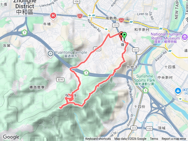 外挖子山、光明頂、南勢角山預覽圖
