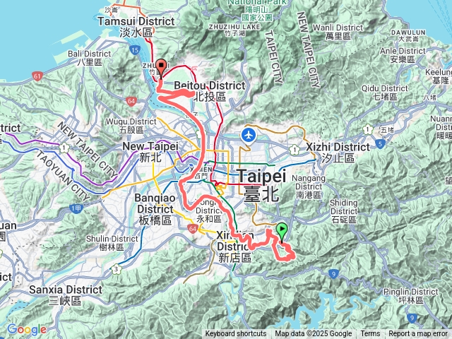 2025-1026_臺北大縱走 第七段（指南宮-飛龍步道）+第八段🚲（指南宮-關渡）預覽圖
