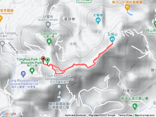 天上山走五城山