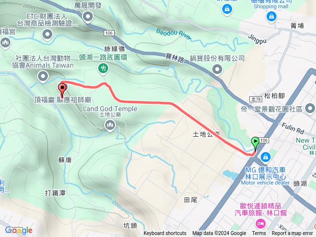 文化北路➡️頂福巖