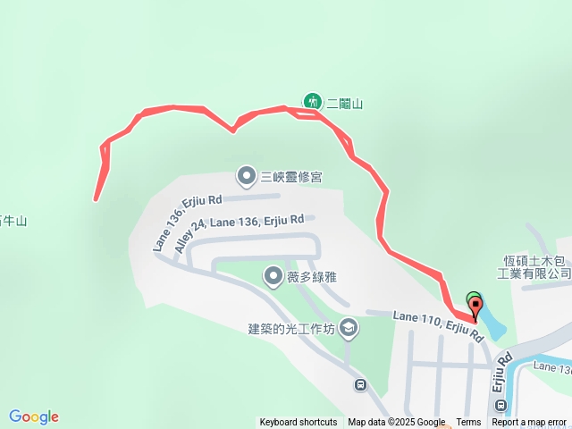 2025/8/19二鬮山至小石牛折返，午前步行