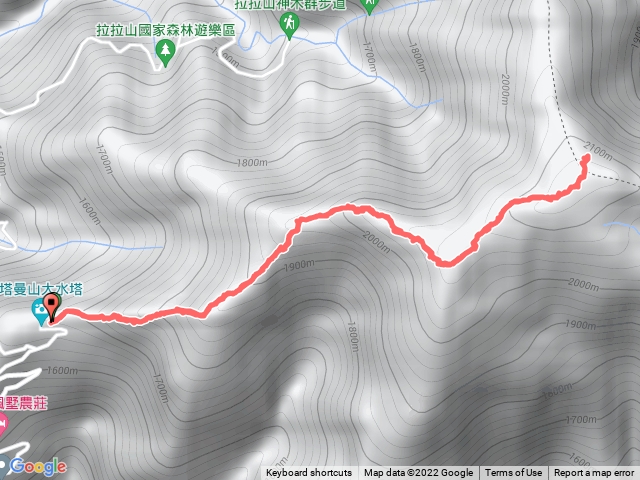 塔曼山(原路來回