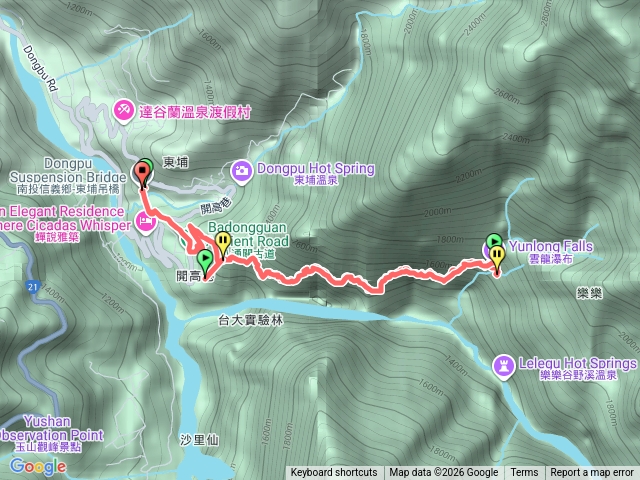 八通關雲龍瀑布步道預覽圖