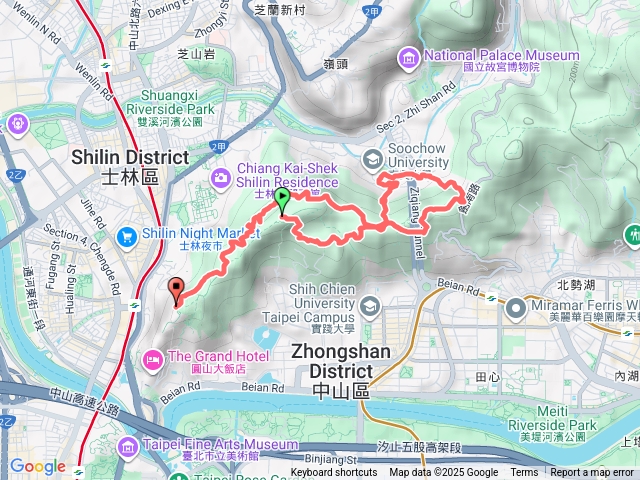 老地方附近，走8字型，到微風平台預覽圖