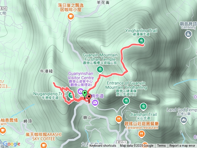 觀音山硬漢嶺牛港崚步道