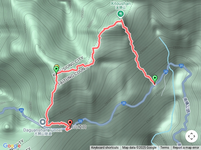溪頭山關山嶺山O繞