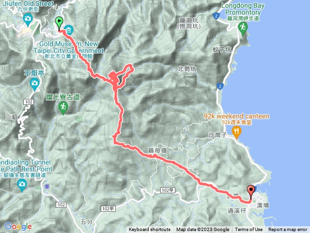 2023-05-06_金東坑古道.草山群峰.楊廷理古道出澳底