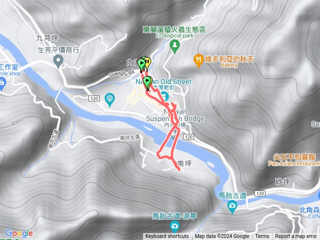 「老街巡禮」內灣老街吊橋散步趣