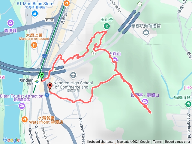 20240901 新店小獅山步道3峰12亭