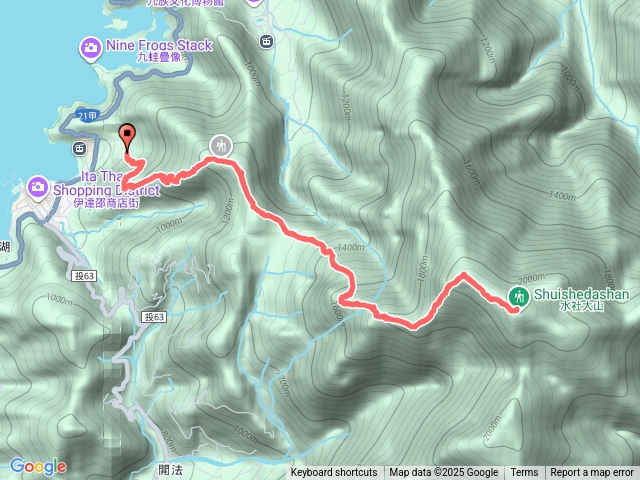 水社大山-日月潭青年活動中心旁餐廳進出