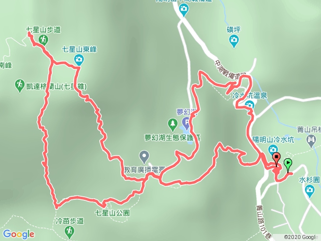 冷水坑-七星山主峰-七星公園-夢幻湖