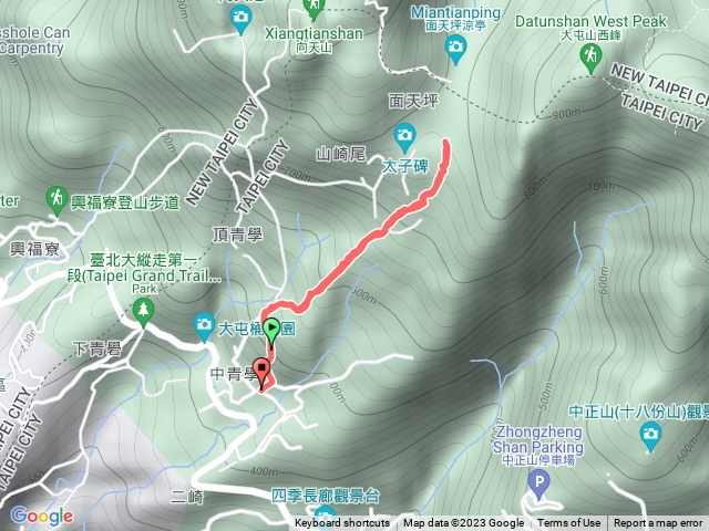 清天宮步道往返