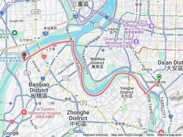公館捷運站-新月橋