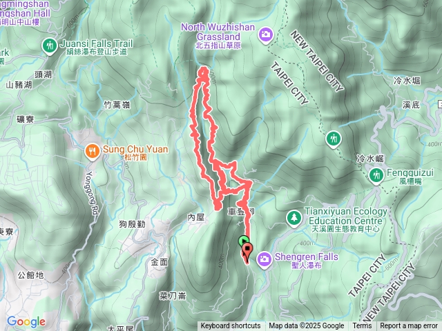 1140921坪頂古圳瑪礁古道內雙溪古道環狀O形路線