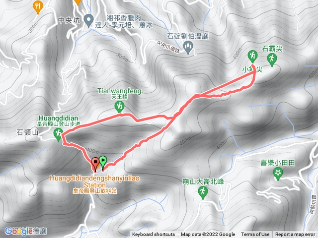 皇帝殿東峰＞小霸尖＞ 天王峰