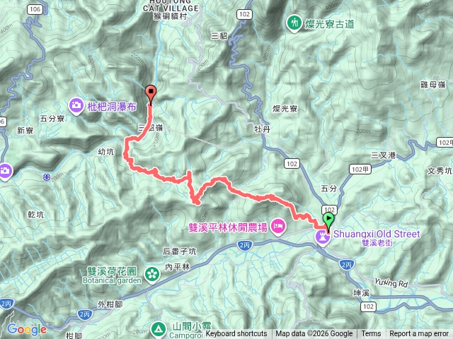 2026-03-23雙三縱走-雙溪大竹林山新路尾山到三貂嶺