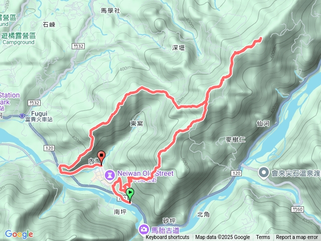 內灣山麥樹仁山六山連走