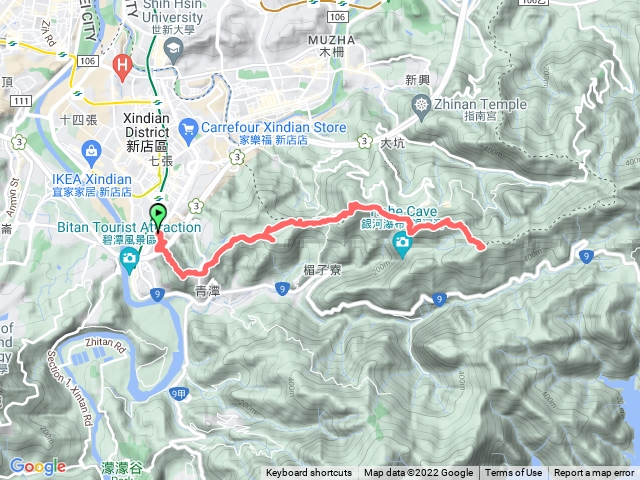 新店小獅頭山（三峰）越嶺木柵十六分山來回