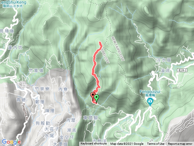 荷蘭古道高頂山北五指山