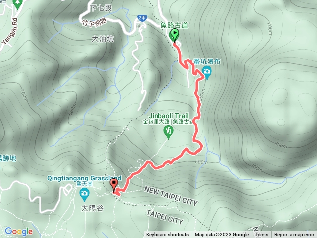上磺溪停車場-金包里大路