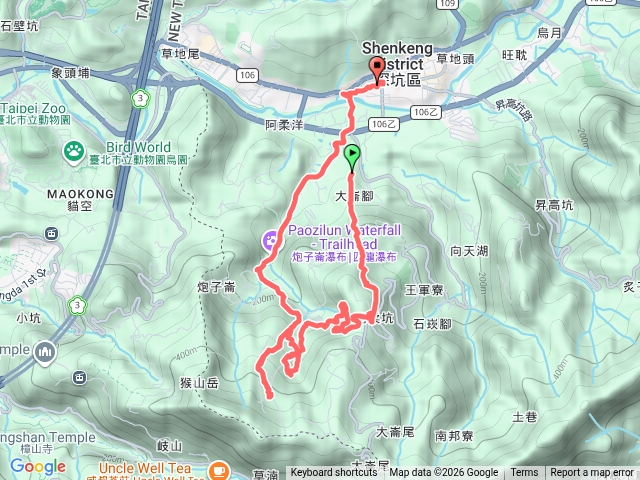 大崎嶺古道O繞預覽圖