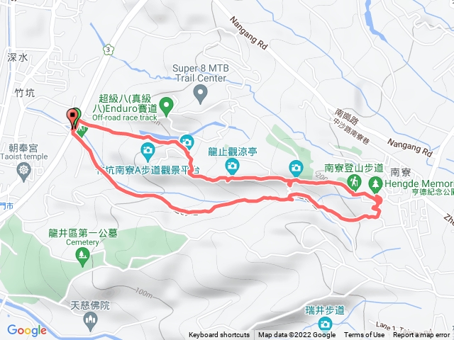 大肚飄雨竹坑南寮步道