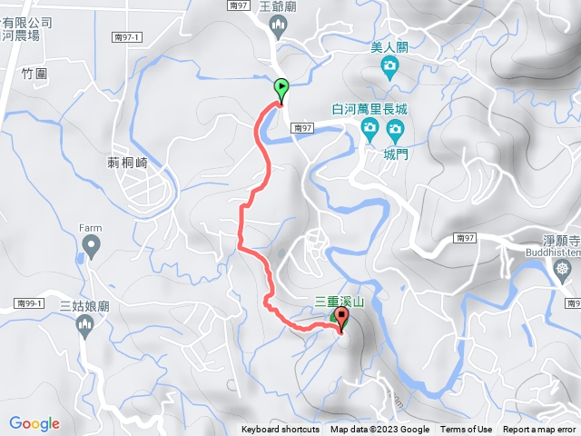 2023-4-28 白河 三重溪山