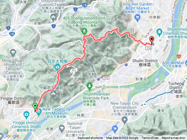 鶯歌石-大棟山-青龍嶺-大同山連走