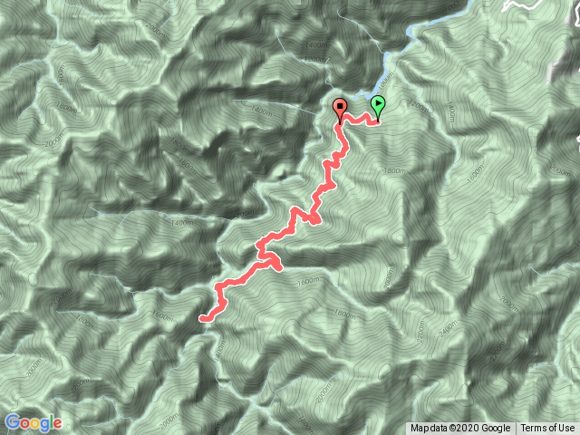 霞喀羅養老進白石吊橋折返