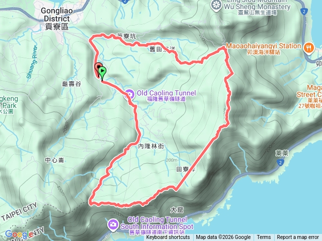 20260117淡蘭北路三段+雪山尾稜+福卯古道大O走預覽圖