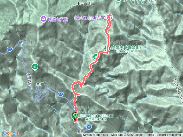 2026-04-01至04-03戒茂斯登山口-獵寮營地來回走
