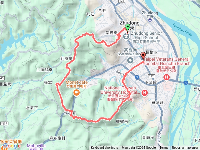 竹東三山(樹杞林山-新具庄山-員崠子山)預覽圖