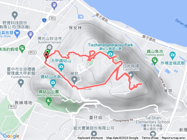 鐵砧山O型