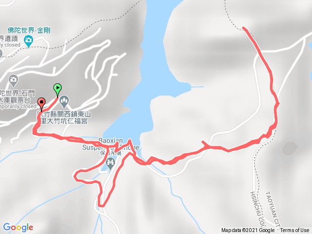 2021-02-16（水庫邊）大竹坑9號 紅橋 電塔 蓬萊仙山 