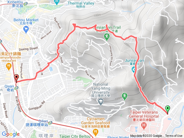 烏尖連峰一小段